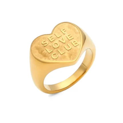 bold ring, minimal jewelry, gold plated, statement ring