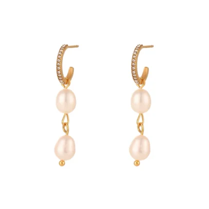 drop earrings, zircon earrings, feminine jewelry