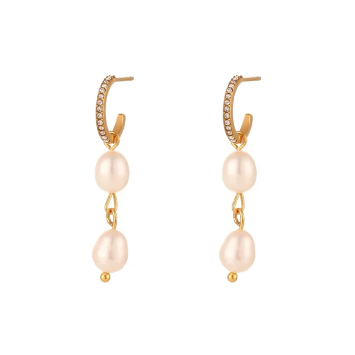 drop earrings, zircon earrings, feminine jewelry