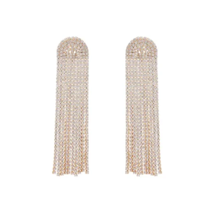 zircon earrings, luxury fashion jewelry, elegant earrings