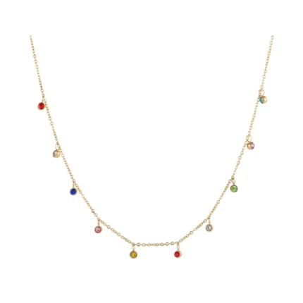 layered necklace, gold necklace, feminine jewelry