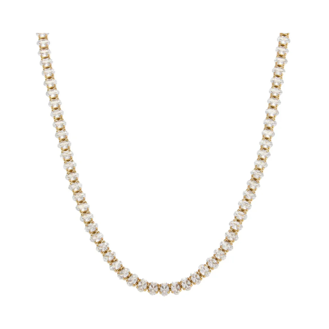 8 zircon necklace, elegant necklace, luxury jewelry