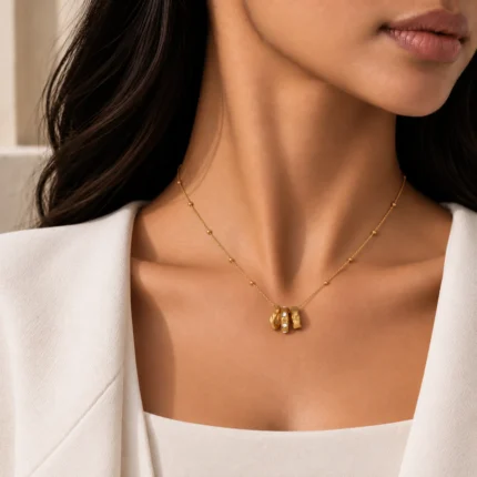 ⁦Deema Pearl Necklace⁩ - الصورة ⁦2⁩