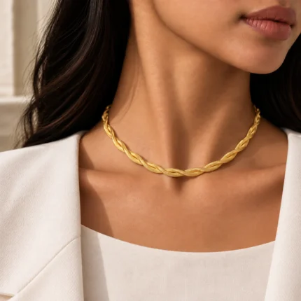 ⁦Sila Modern Necklace⁩ - الصورة ⁦2⁩