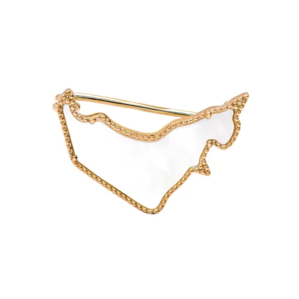Dar Brooch – Gold Plated - Unisex