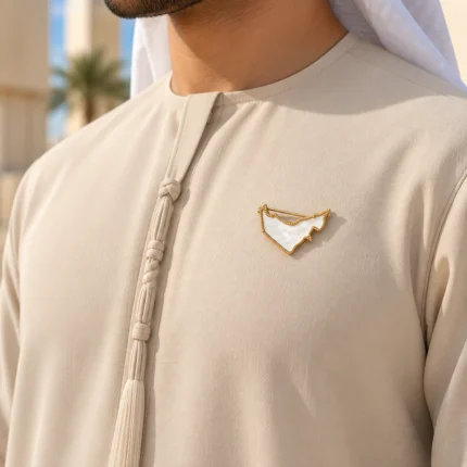 Dar Brooch – Gold Plated - Unisex - Image 4